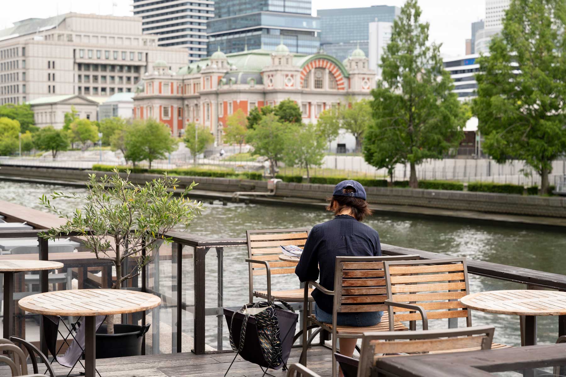 Nearby - Morning coffee at a riverside café is also recommended
