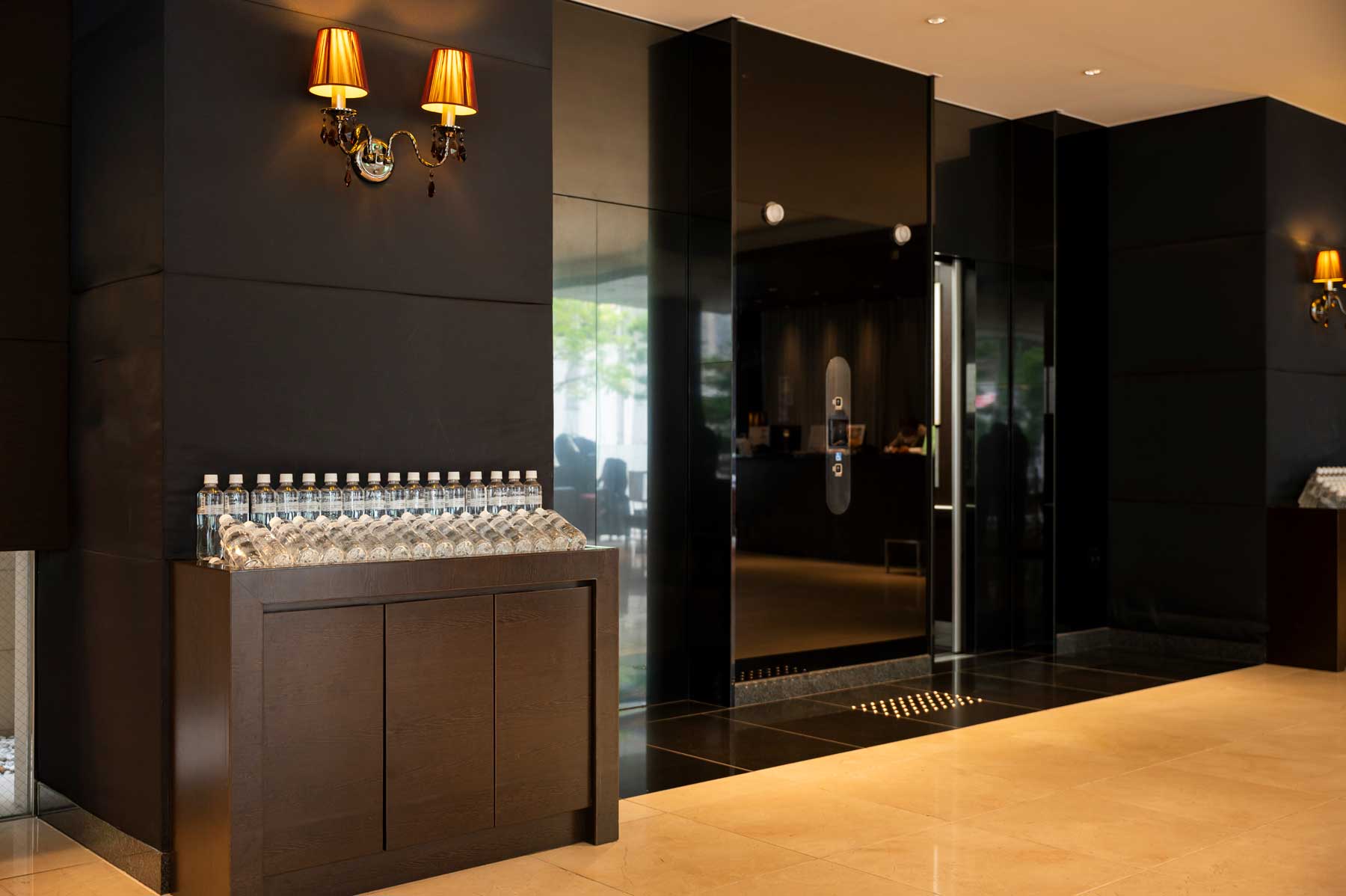 Interior - 1F lobby (in front of the elevators)